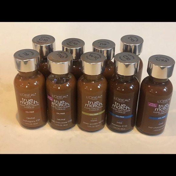 L’Oreal Set 9 True Match Foundation Dark Asst New - Picture 2 of 3